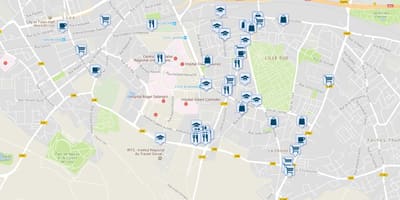 המפה של ליל חנות